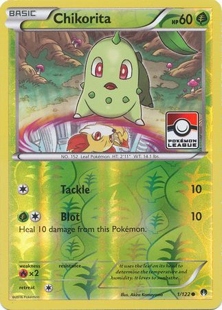 Chikorita (1/122) (League Promo) [XY: BREAKpoint] - Comfy Hobbies