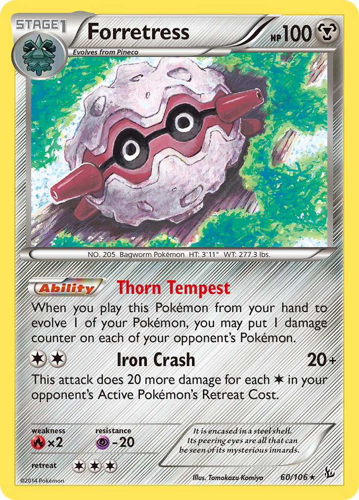 Forretress (60/106) [XY: Flashfire] - Comfy Hobbies