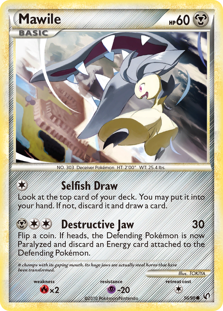 Mawile (56/90) [HeartGold & SoulSilver: Undaunted] - Comfy Hobbies