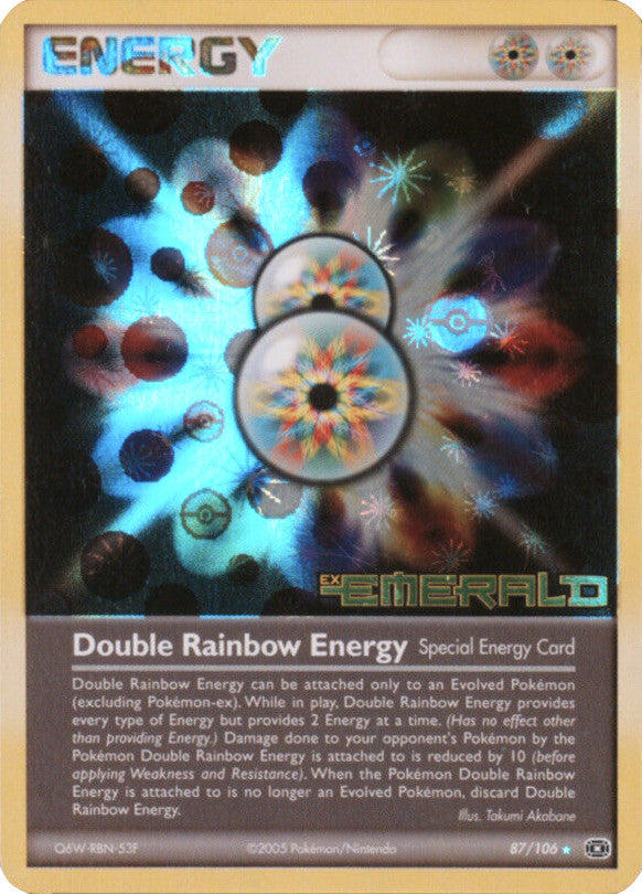 Double Rainbow Energy (87/106) (Stamped) [EX: Emerald] - Comfy Hobbies