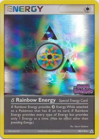 Rainbow Energy (98/110) (Delta Species) (Stamped) [EX: Holon Phantoms] - Comfy Hobbies