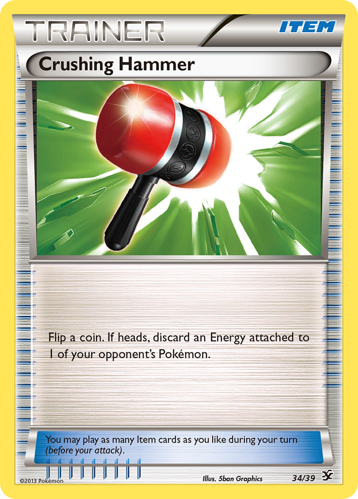 Crushing Hammer (34/39) [XY: Kalos Starter Set] - Comfy Hobbies
