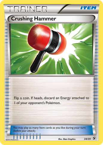 Crushing Hammer (34/39) [XY: Kalos Starter Set] - Comfy Hobbies