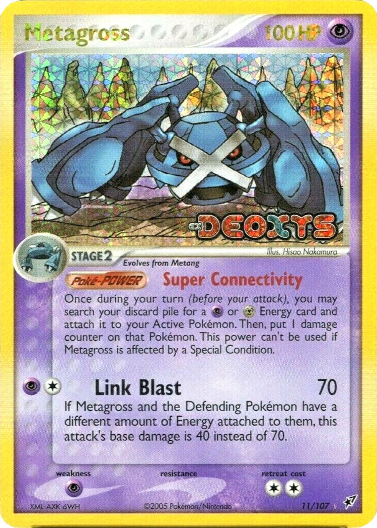 Metagross (11/107) (Stamped) [EX: Deoxys] - Comfy Hobbies