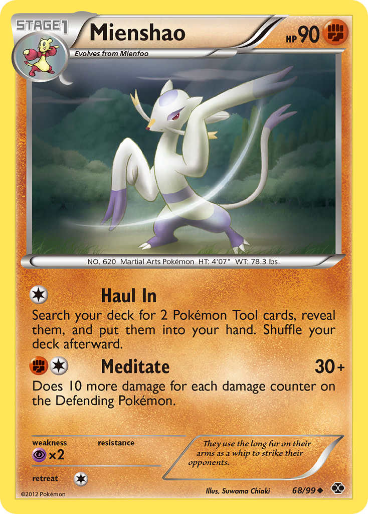 Mienshao (68/99) [Black & White: Next Destinies] - Comfy Hobbies