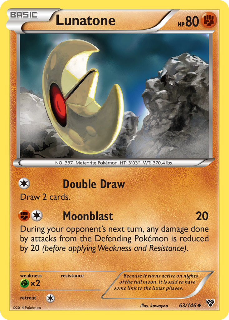 Lunatone (63/146) [XY: Base Set] - Comfy Hobbies