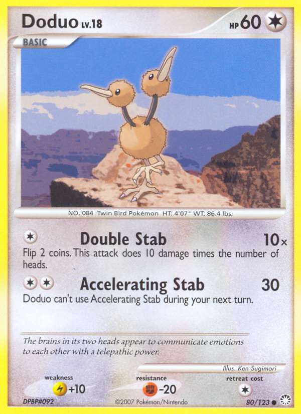 Doduo (80/123) [Diamond & Pearl: Mysterious Treasures] - Comfy Hobbies