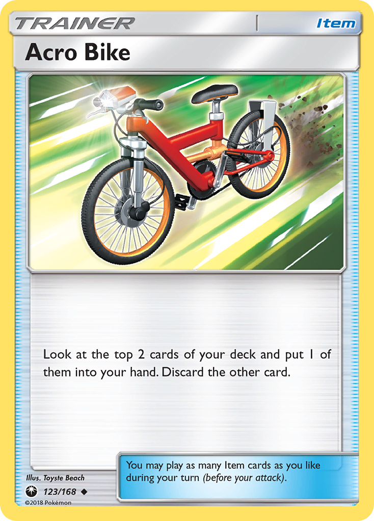 Acro Bike (123/168) [Sun & Moon: Celestial Storm] - Comfy Hobbies