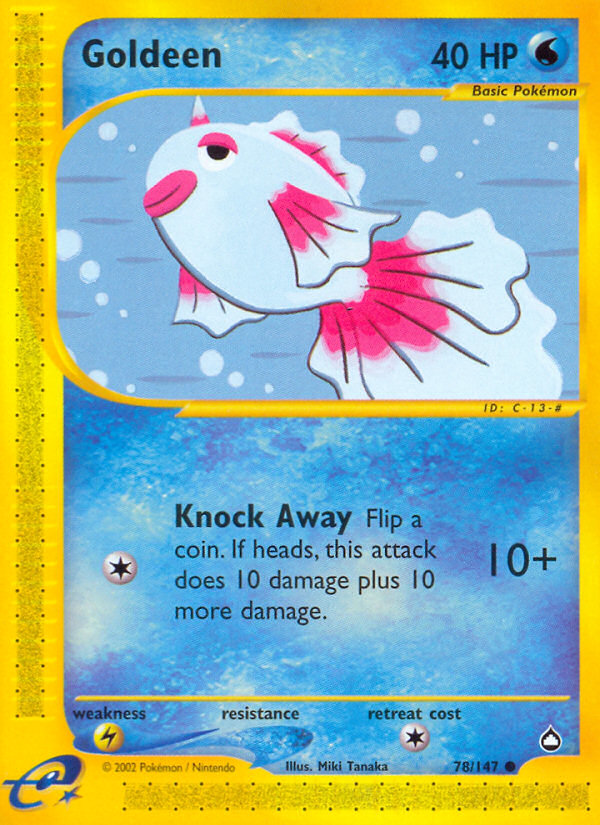 Goldeen (78/147) [Aquapolis] - Comfy Hobbies