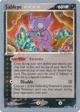 Sableye (10/100) (Intimidation - Tristan Robinson) [World Championships 2008] - Comfy Hobbies