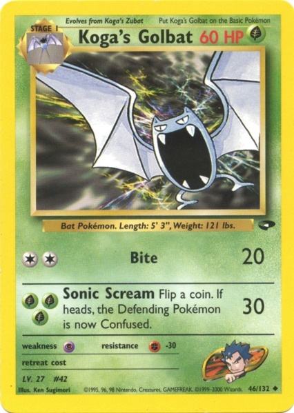 Koga's Golbat (46/132) [Gym Challenge Unlimited] - Comfy Hobbies