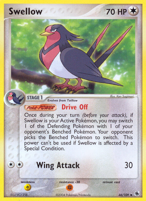Swellow (46/109) [EX: Battle Stadium] - Comfy Hobbies