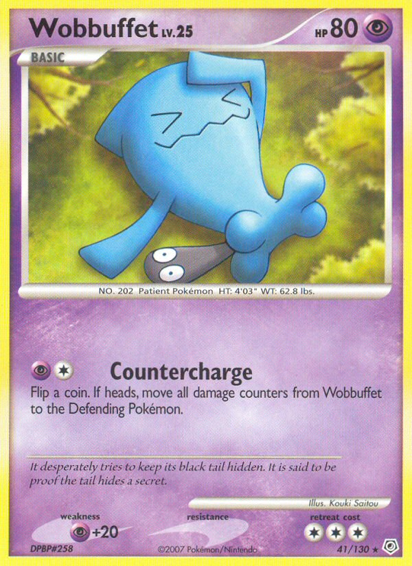 Wobbuffet (41/130) [Diamond & Pearl: Base Set] - Comfy Hobbies