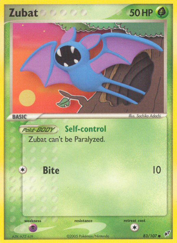 Zubat (83/107) [EX: Deoxys] - Comfy Hobbies