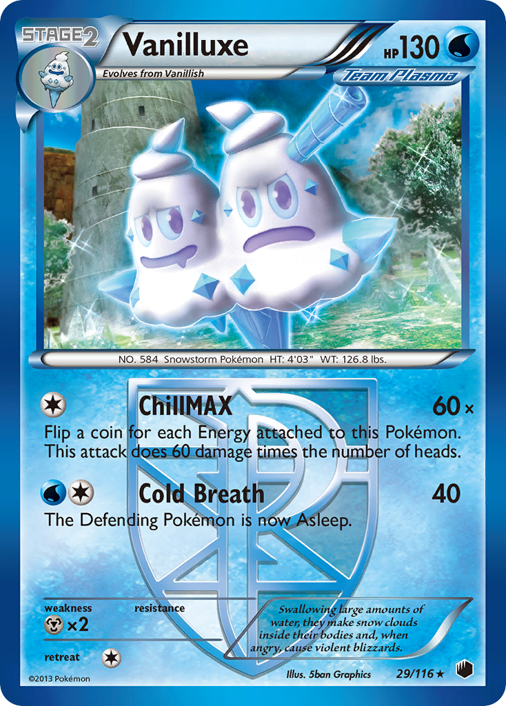 Vanilluxe (29/116) [Black & White: Plasma Freeze] - Comfy Hobbies