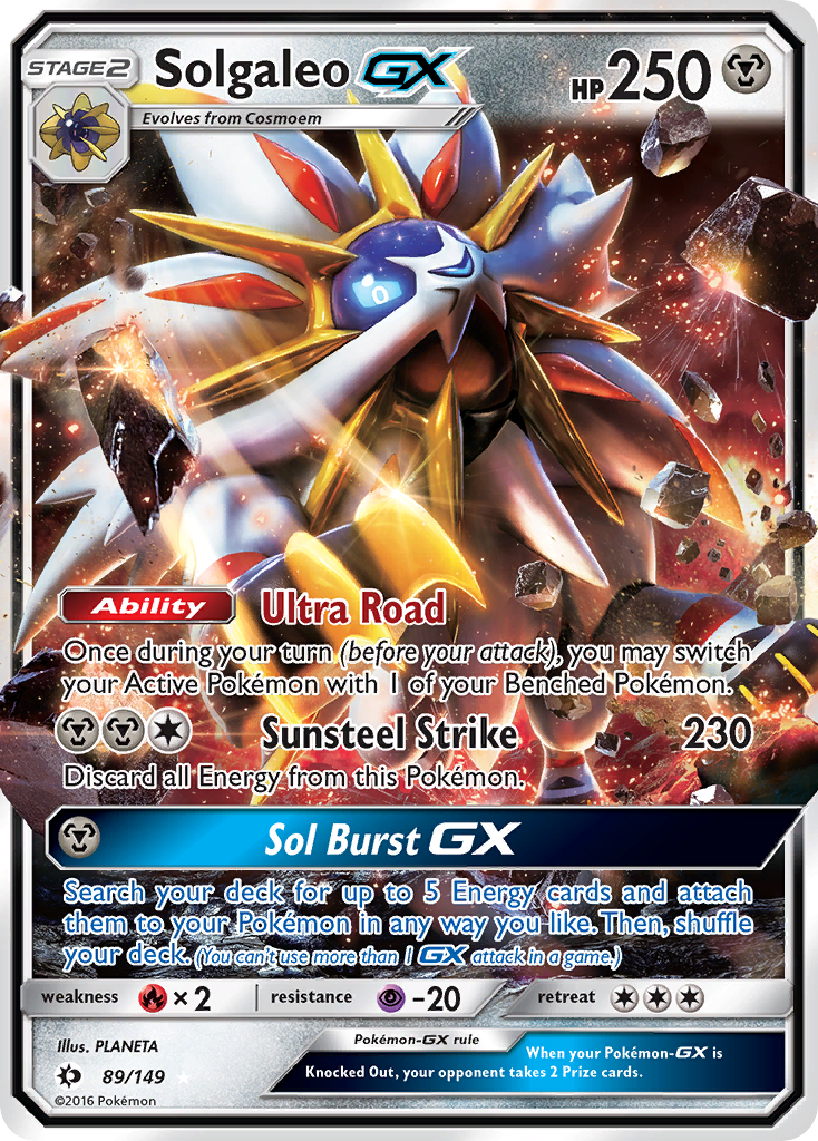 Solgaleo GX (89/149) [Sun & Moon: Base Set] - Comfy Hobbies