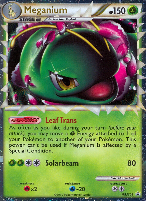 Meganium (HGSS08) [HeartGold & SoulSilver: Black Star Promos] - Comfy Hobbies