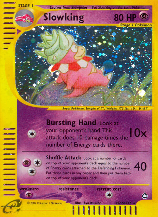 Slowking (H22/H32) [Aquapolis] - Comfy Hobbies