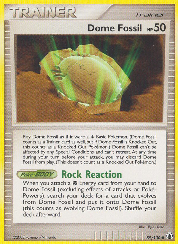 Dome Fossil (89/100) [Diamond & Pearl: Majestic Dawn] - Comfy Hobbies