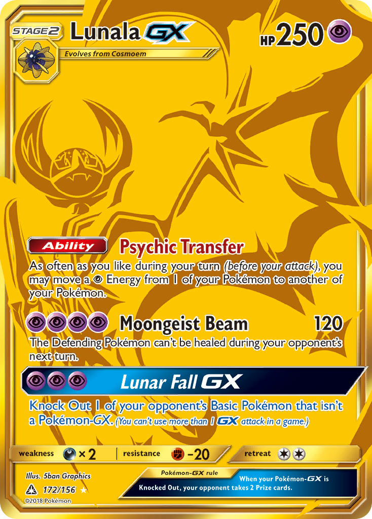 Lunala GX (172/156) [Sun & Moon: Ultra Prism] - Comfy Hobbies