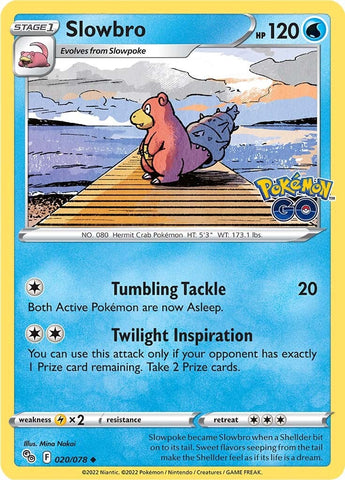 Slowbro (020/078) [Pokémon GO] - Comfy Hobbies