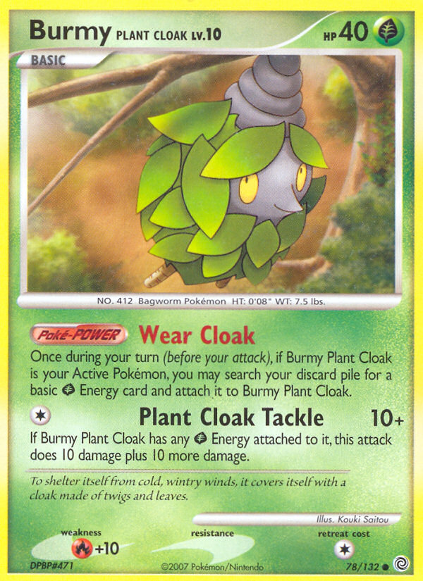 Burmy Plant Cloak (78/132) [Diamond & Pearl: Secret Wonders] - Comfy Hobbies