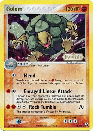 Golem (6/92) (Stamped) [EX: Legend Maker] - Comfy Hobbies