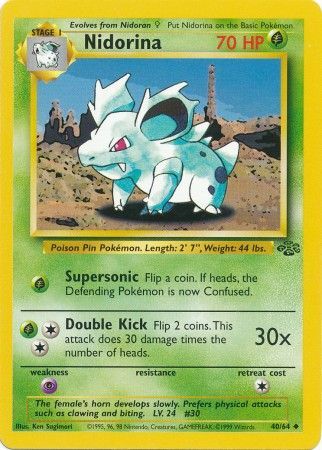 Nidorina (40/64) [Jungle Unlimited] - Comfy Hobbies