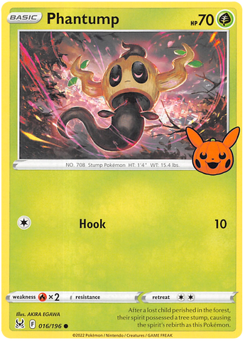 Phantump (016/196) [Trick or Trade 2023] - Comfy Hobbies