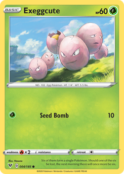 Exeggcute (004/185) [Sword & Shield: Vivid Voltage] - Comfy Hobbies