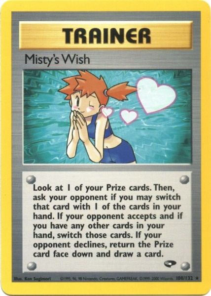 Misty's Wish (108/132) [Gym Challenge Unlimited] - Comfy Hobbies
