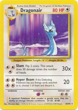 Dragonair (18/102) [Base Set Unlimited] - Comfy Hobbies