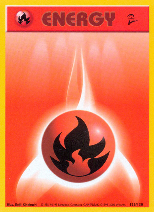Fire Energy (126/130) [Base Set 2] - Comfy Hobbies