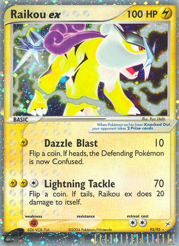 Raikou ex (92/95) [EX: Team Magma vs Team Aqua] - Comfy Hobbies