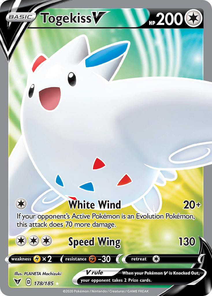 Togekiss V (178/185) [Sword & Shield: Vivid Voltage] - Comfy Hobbies