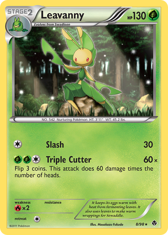 Leavanny (8/98) [Black & White: Emerging Powers] - Comfy Hobbies