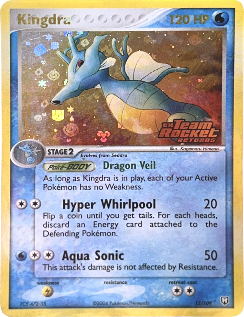Kingdra (12/109) (Stamped) [EX: Team Rocket Returns] - Comfy Hobbies