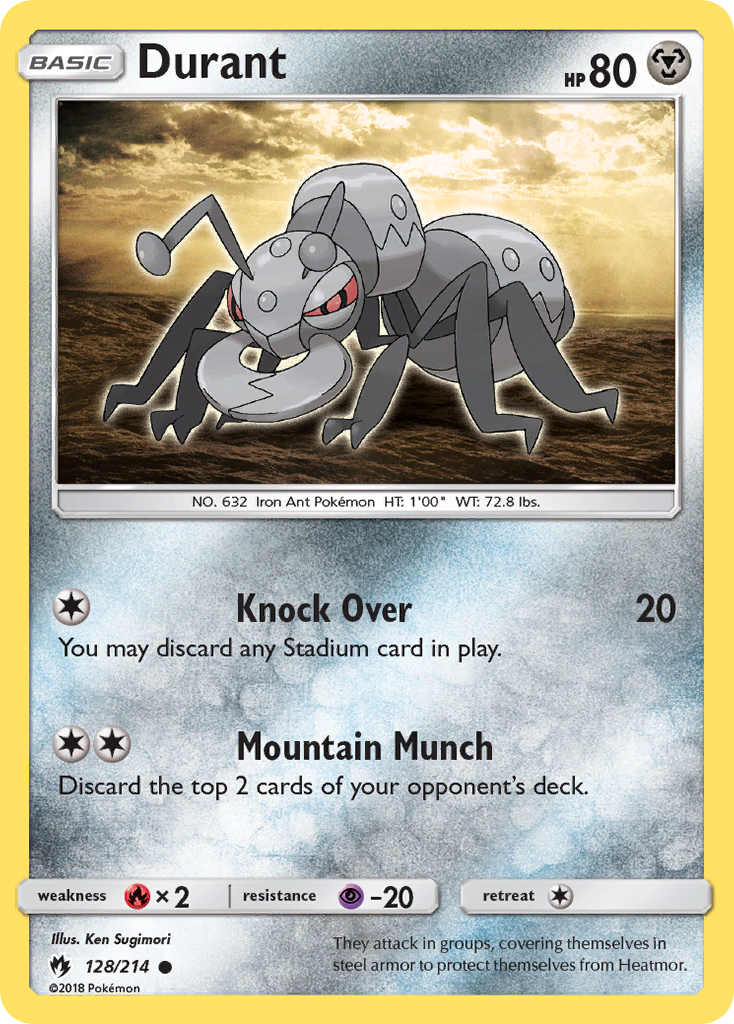 Durant (128/214) [Sun & Moon: Lost Thunder] - Comfy Hobbies