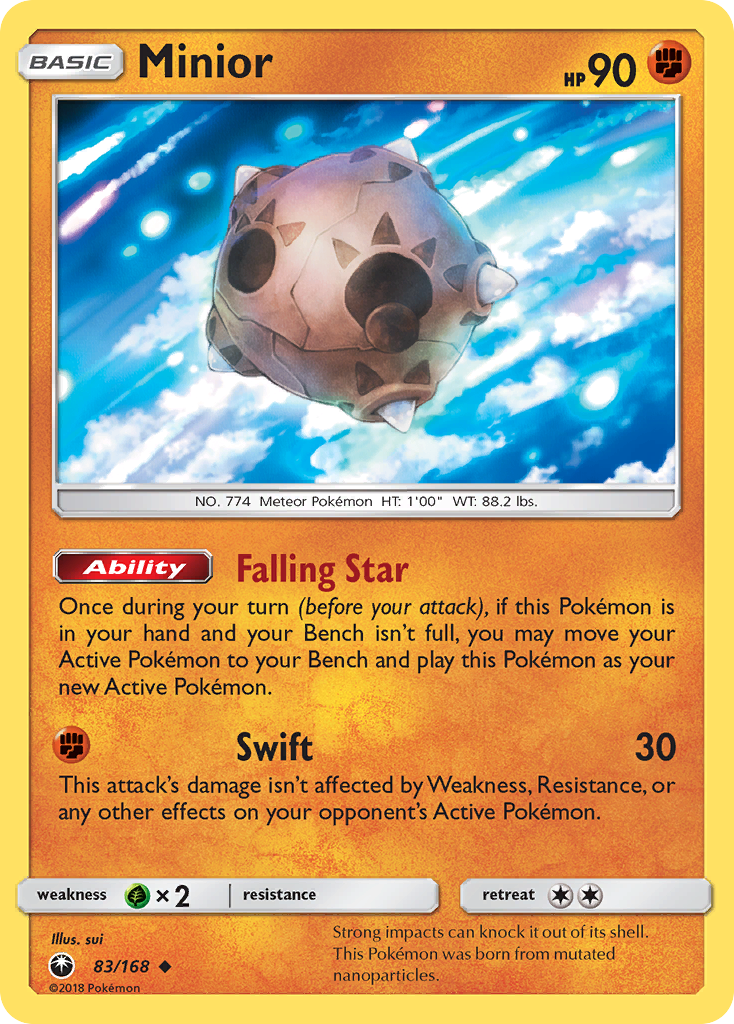 Minior (83/168) [Sun & Moon: Celestial Storm] - Comfy Hobbies