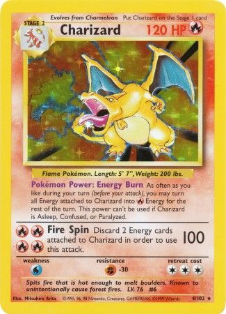 Charizard (4/102) [Base Set Unlimited] - Comfy Hobbies
