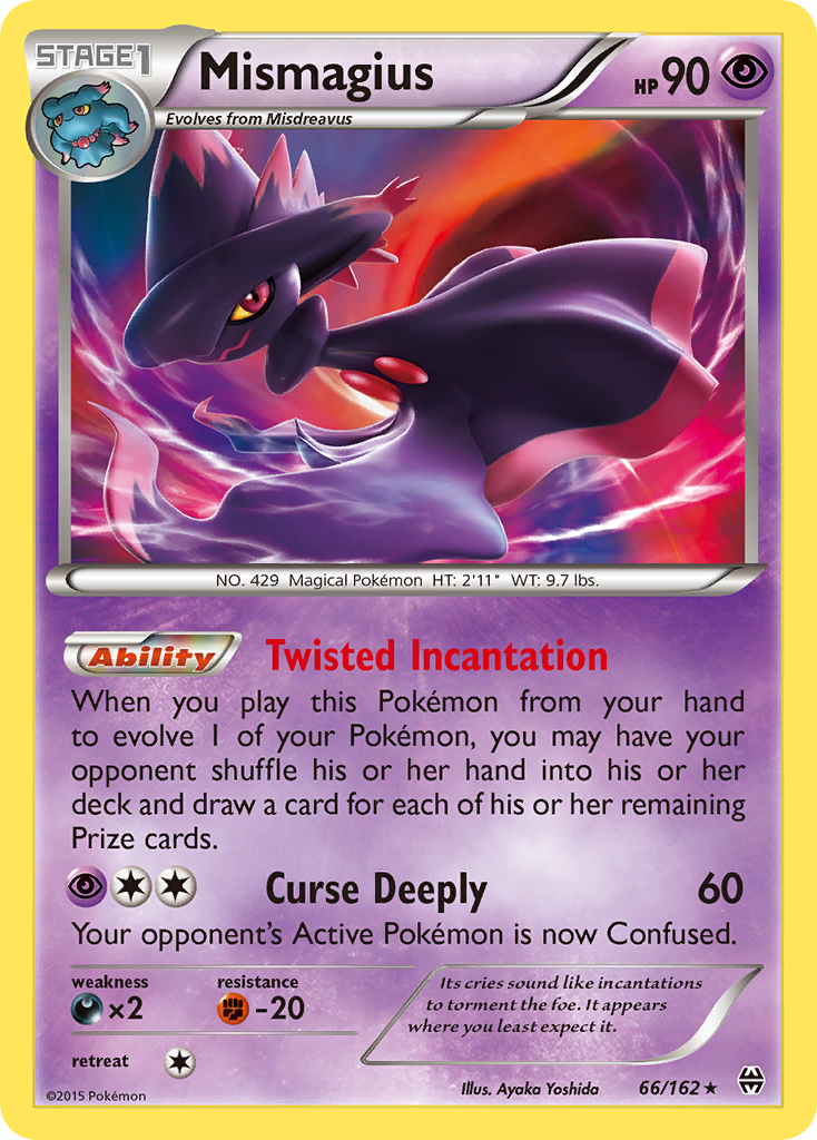 Mismagius (66/162) [XY: BREAKthrough] - Comfy Hobbies