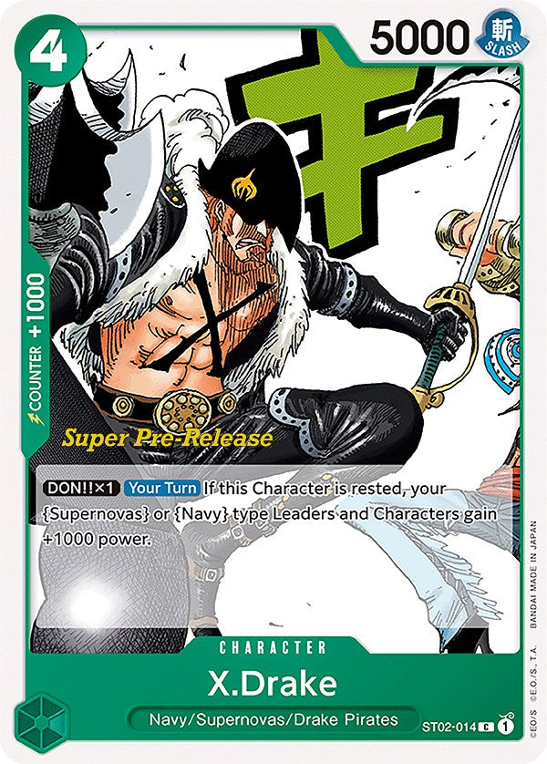 X.Drake [Super Pre-Release Starter Deck: Worst Generation] - Comfy Hobbies