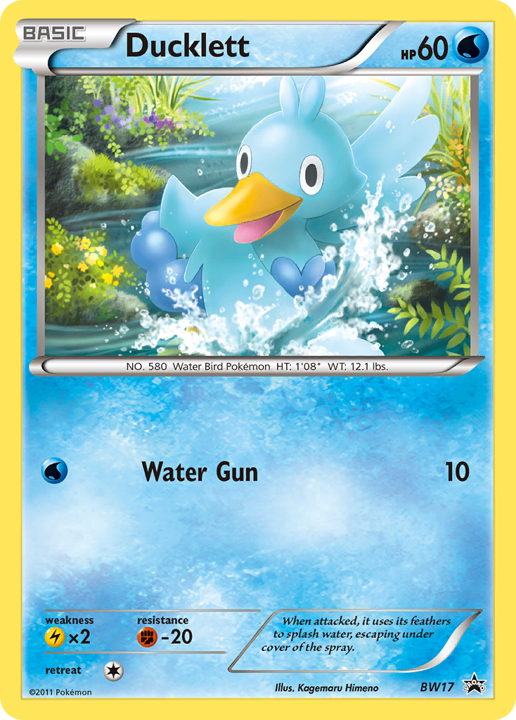Ducklett (BW17) [Black & White: Black Star Promos] - Comfy Hobbies