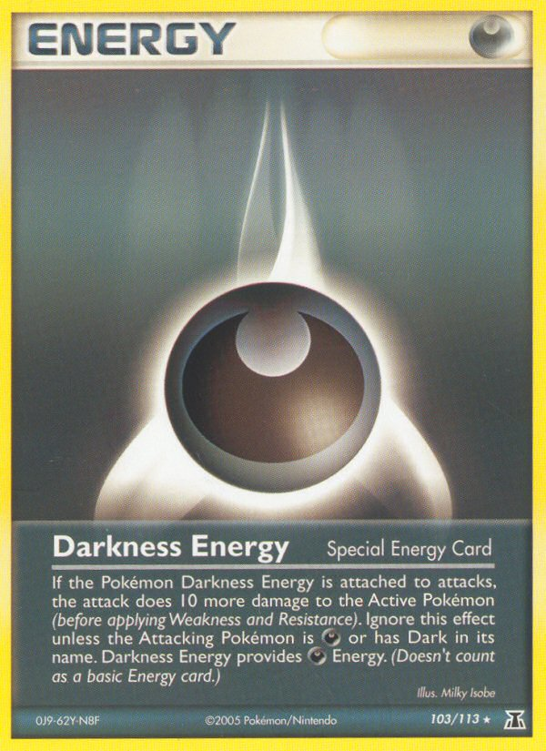 Darkness Energy (103/113) [EX: Delta Species] - Comfy Hobbies