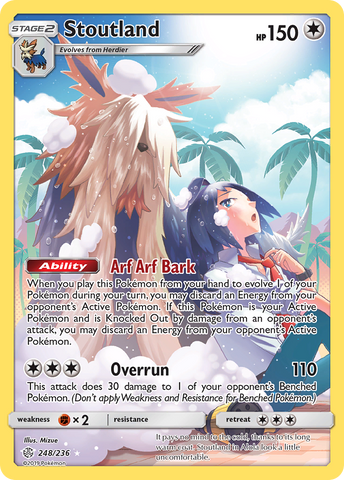 Stoutland (248/236) [Sun & Moon: Cosmic Eclipse] - Comfy Hobbies