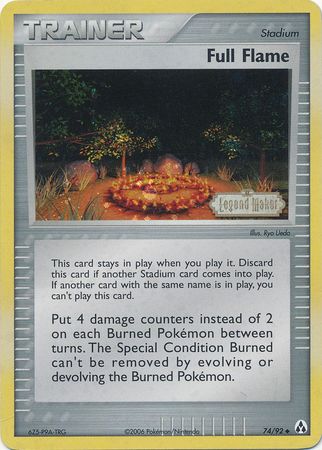Full Flame (74/92) (Stamped) [EX: Legend Maker] - Comfy Hobbies