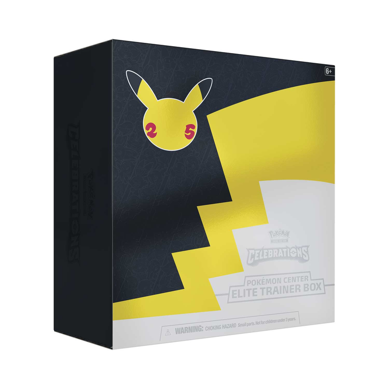 Celebrations: 25th Anniversary - Elite Trainer Box (Pokemon Center Exclusive) - Comfy Hobbies