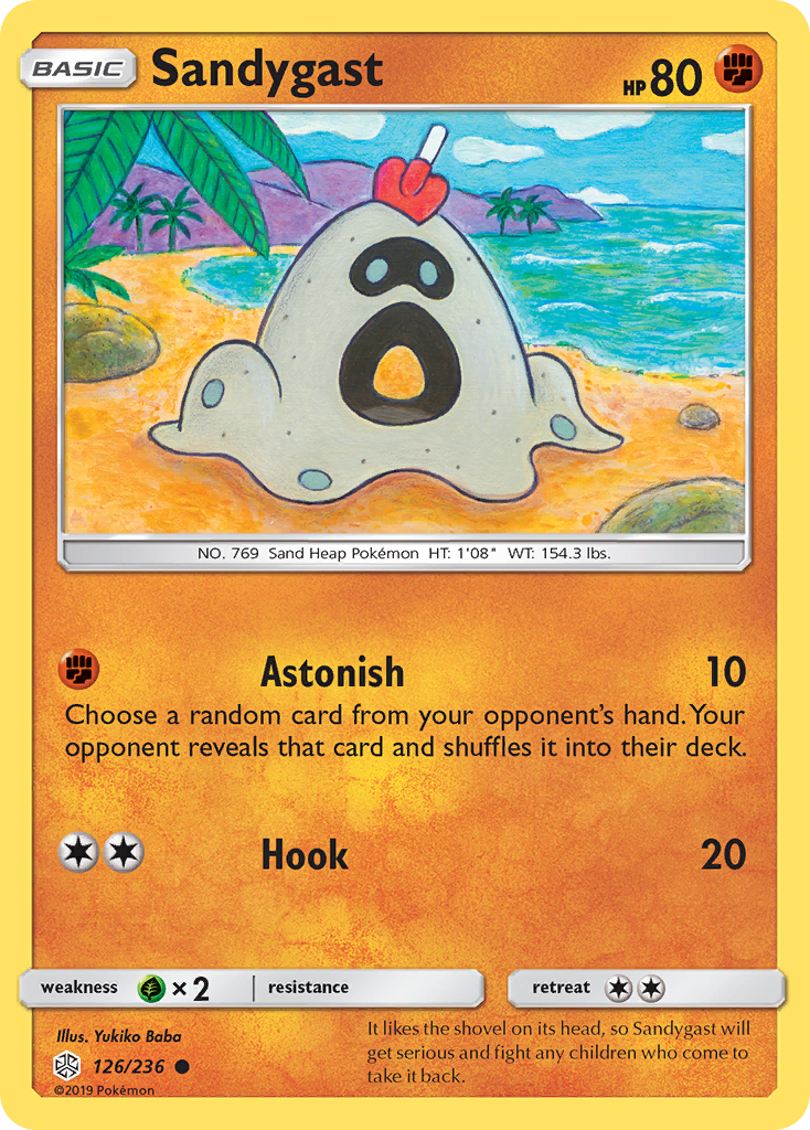 Sandygast (126/236) [Sun & Moon: Cosmic Eclipse] - Comfy Hobbies