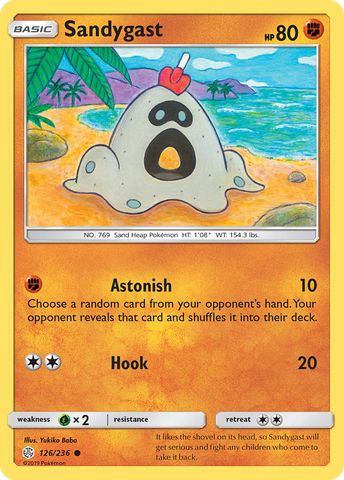 Sandygast (126/236) [Sun & Moon: Cosmic Eclipse] - Comfy Hobbies