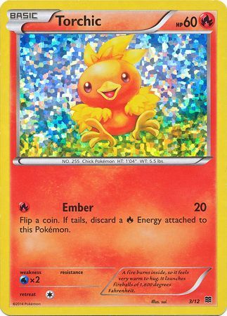 Torchic (3/12) [McDonald's Promos: 2015 Collection] - Comfy Hobbies